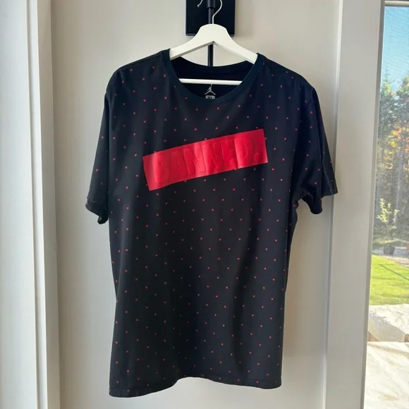 Mens Tshirt Air Jordan Banned Logo Shirt Jordan Shirts Mens Air